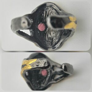 Сребърен пръстен: "Щит" - Image 4