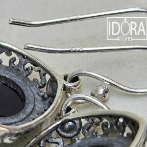 Сребърни обеци: "Нокса" - Image 4