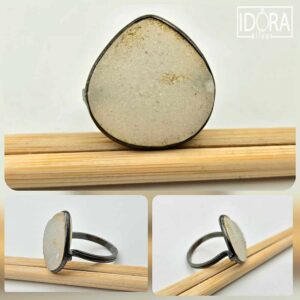 Сребърен пръстен: "Луна" - Image 4