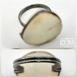 Сребърен пръстен: "Луна" - Image 5