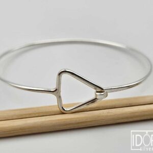 Сребърна гривна: "Триа" - Image 3