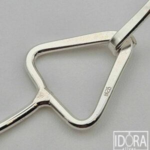 Сребърна гривна: "Триа" - Image 5