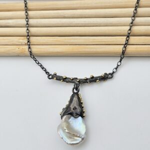 Сребърно колие "Пърл" - Image 3