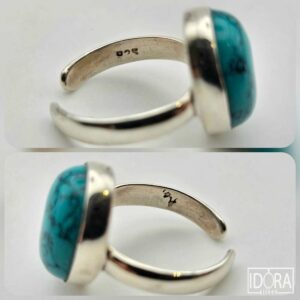 Сребърен пръстен: "Азия" - Image 3