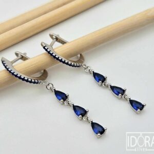 Сребърни обеци: "Грация" - Image 4