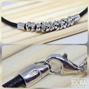 Сребърна гривна: "Пъзел" - Image 3