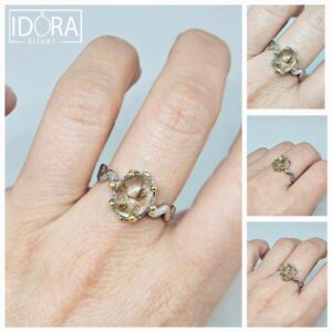 Сребърен пръстен: "Венера" - Image 3