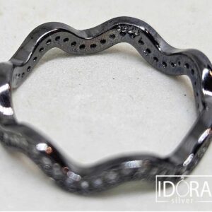 Сребърен пръстен: "Вълни"II - Image 4