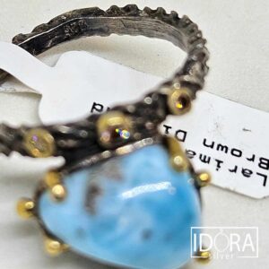 Сребърен пръстен: "Ноар" - Image 4