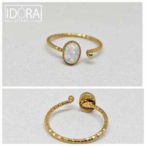 Сребърен пръстен: "Дея" - Image 5