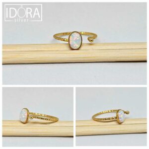 Сребърен пръстен: "Дея" - Image 3