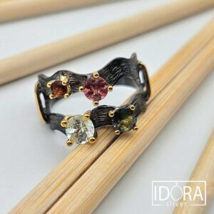 Сребърен пръстен: "Вълни" - Image 3