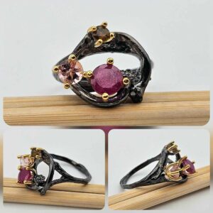 Сребърен пръстен: "Офелия" - Image 3