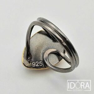 Сребърен пръстен: "Селин" - Image 3