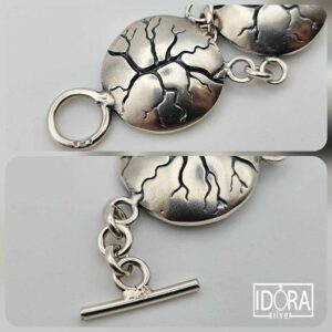 Сребърна гривна: "Живот" - Image 3