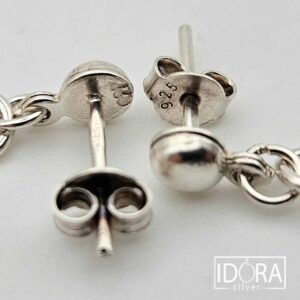 Сребърни обеци: "Фея" - Image 4