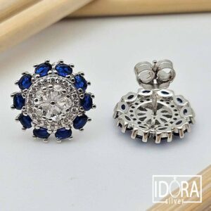 Сребърни обеци: "Ирис" - Image 3