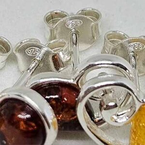 Сребърни обеци: "Сърце" - Image 6