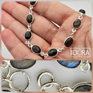 Сребърна гривна: "Ирида" - Image 4