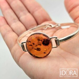 Сребърна гривна: "Амбра" - Image 3