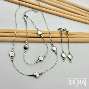 Сребърни обеци "Грейс" - Image 3