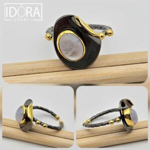 Сребърен пръстен: "Нарийн" - Image 3