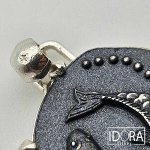 Сребърен медальон: "Риби" - Image 4