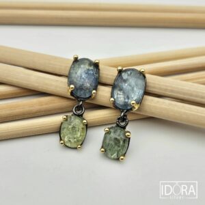 Сребърни обеци: "Синестия" - Image 3