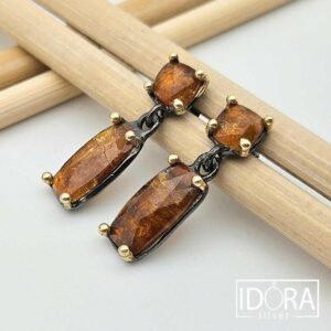 Сребърни обеци: "Киара" - Image 3