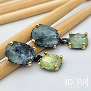 Сребърни обеци: "Синестия" - Image 4