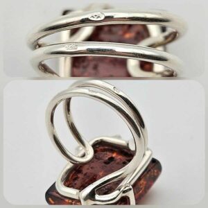 Сребърен пръстен: "Огньове" - Image 4