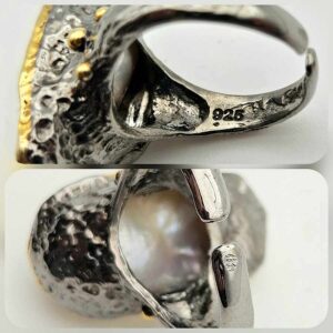 Сребърен пръстен: "Океания" - Image 5