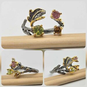 Сребърен пръстен: "Елф" - Image 3