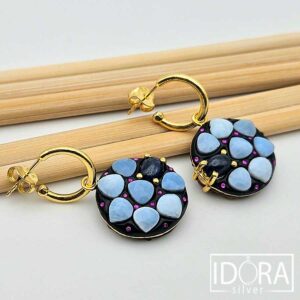 Сребърни обеци: "Мистик" - Image 3