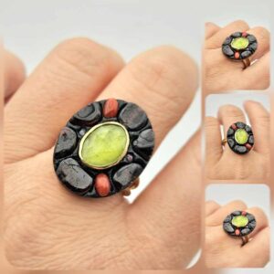 Сребърен пръстен: "Етерия" - Image 4