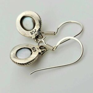 Сребърни обеци: "Луния" - Image 5