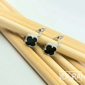 Сребърни обеци: "Еклипс" - Image 3