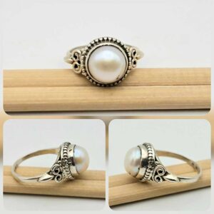 Сребърен пръстен: "Луна" II - Image 4