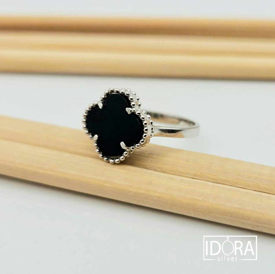 Сребърен пръстен: "Ноир"