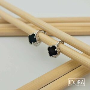 Сребърни обеци: "Еклипс"