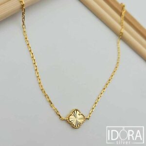 Сребърна гривна: "Детелина" - Image 3