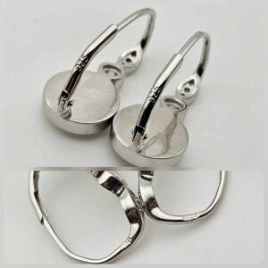 Сребърни обеци: "Мелия" - Image 4