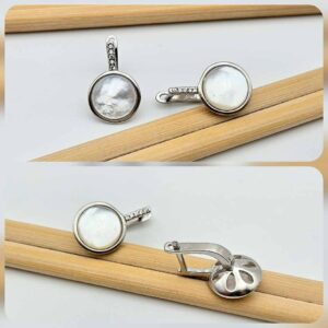 Сребърни обеци: "Сияние" - Image 5