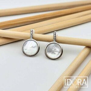 Сребърни обеци: "Сияние" - Image 3