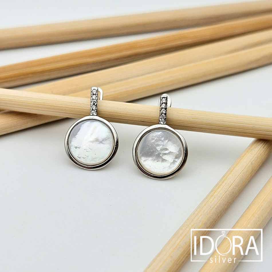 Сребърни обеци: "Сияние" - Image 3