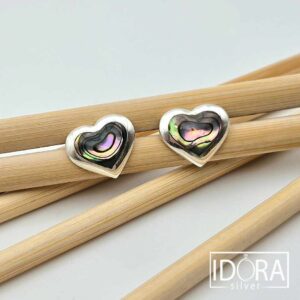 Сребърни обеци: "Омелия" - Image 3