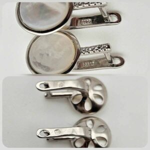 Сребърни обеци: "Сияние" - Image 6