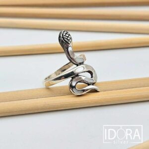 Сребърен пръстен: "Селия"бял седеф