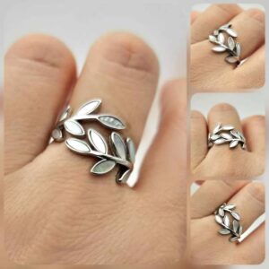 Сребърен пръстен: "Свежест" - Image 4