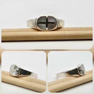 Сребърен пръстен: "Аксис" - Image 3